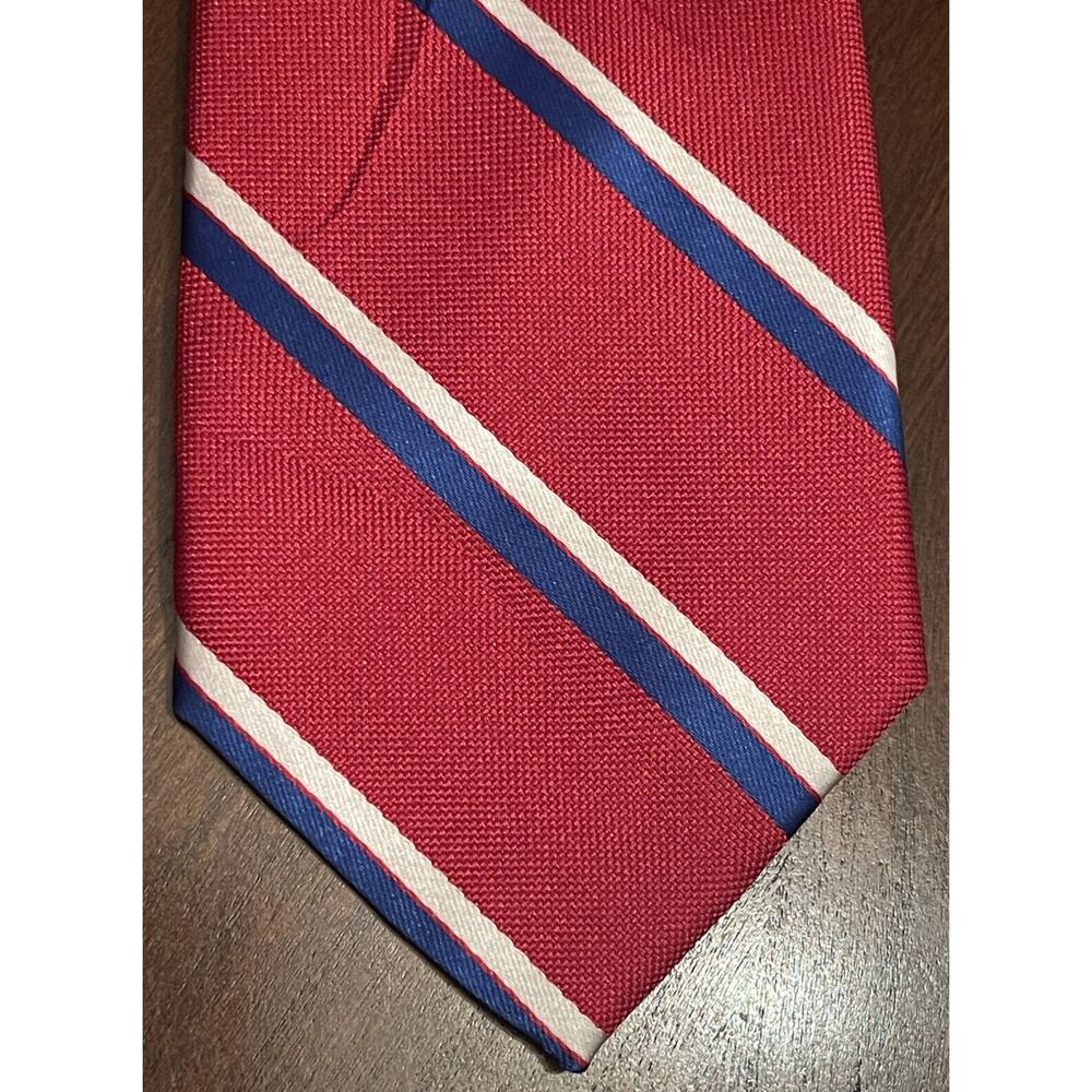 Sprezza Red Blue 100% Polyester Men’s Neck Tie Made In China